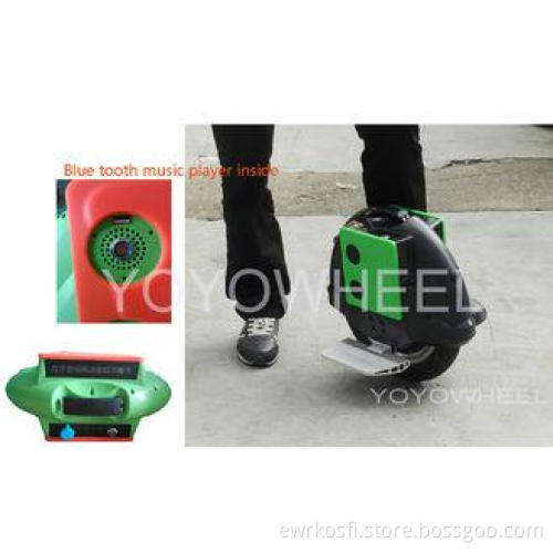 fashion black Self Balancing Electric Unicycle with bluetoo